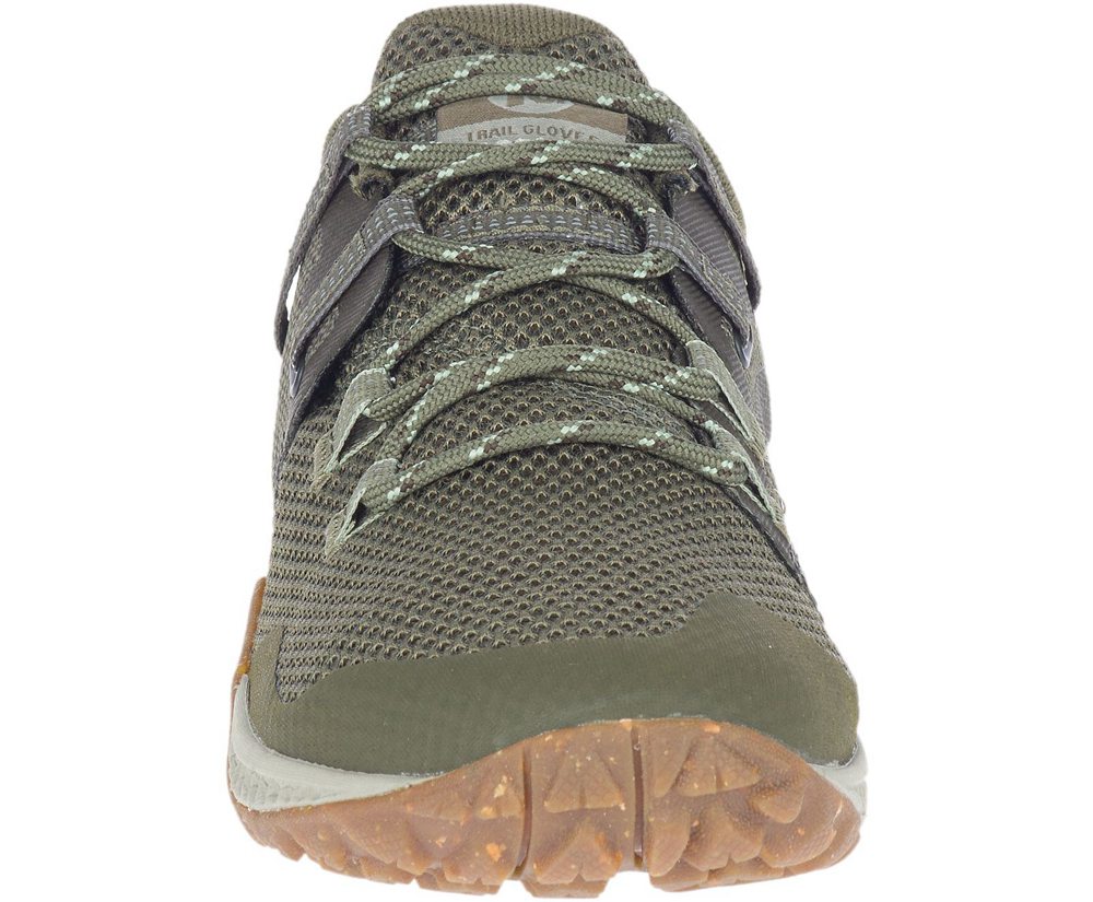 Tenis Senhora - Merrell Trail Glove 6 - Verde Oliva - VMY169587